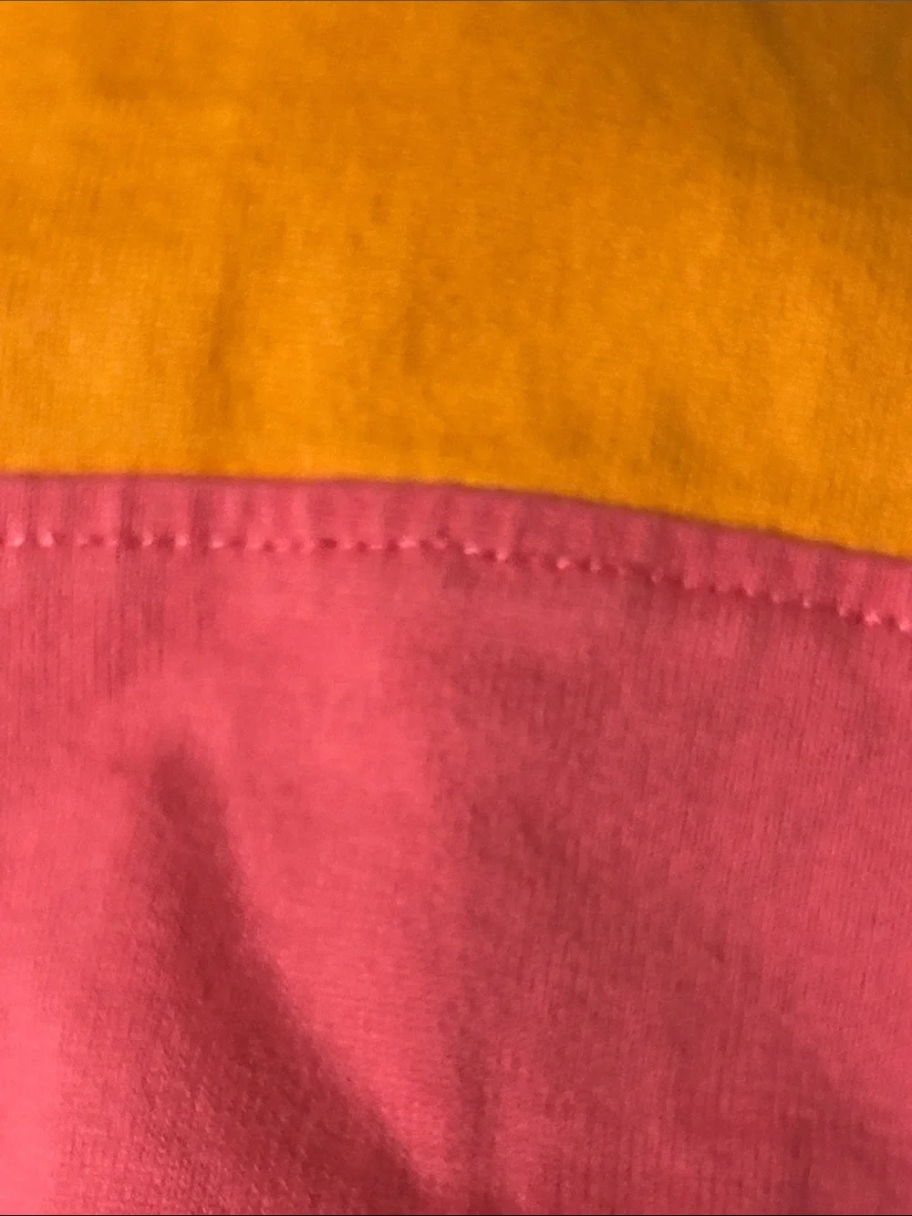 🐕‍🦺Hanna Andersson  Colorblock Pink &Orange Ruffle Pocket Dress size 100/us4 GUC